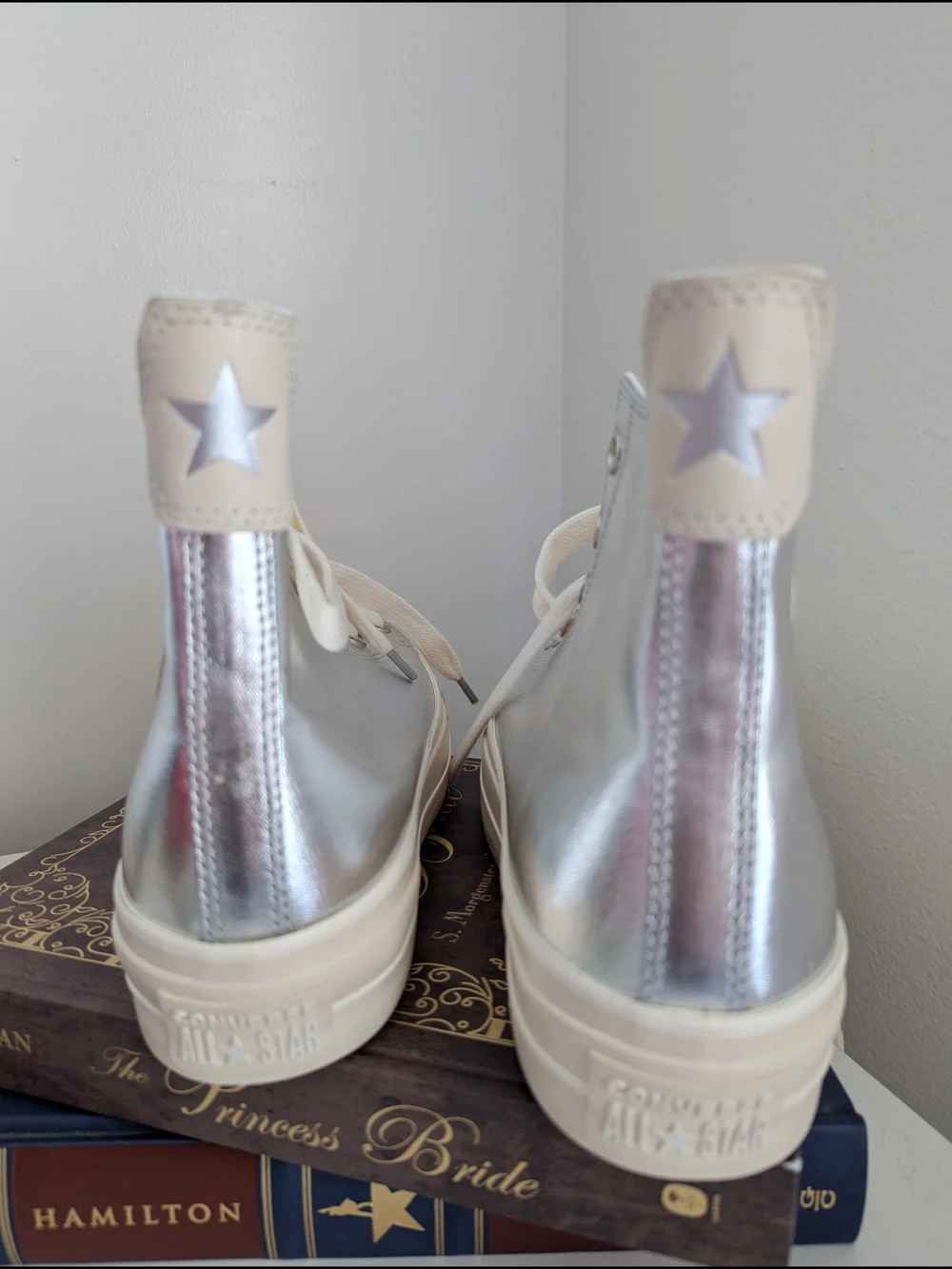 Converse Metallic Silver Platforms - Picture 4 of 8